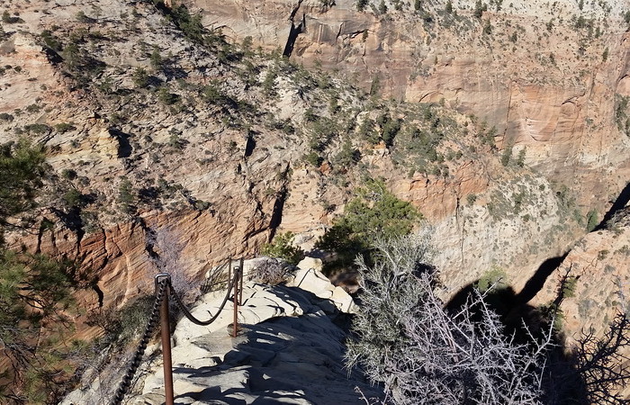 USA Road Trip - View from Angels Landing, Zion National Park, Utah