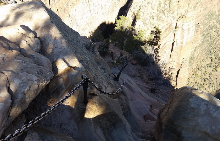 USA Road Trip - View from Angels Landing, Zion National Park, Utah