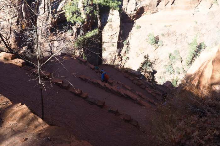 USA Road Trip - "The Wiggle", Angels Landing Trail, Zion National Park, Utah 