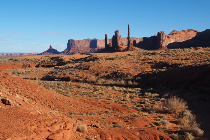 USA Road Trip - The totem pole, Monument Valley, Navajo Tribal Park